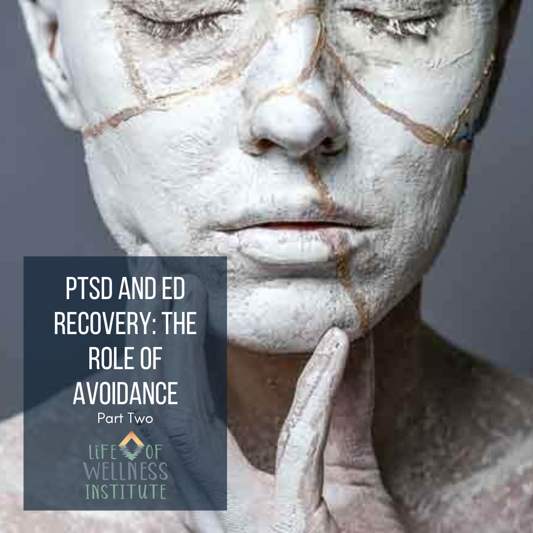 Avoidance - A face painted as though it is Kintsugi art